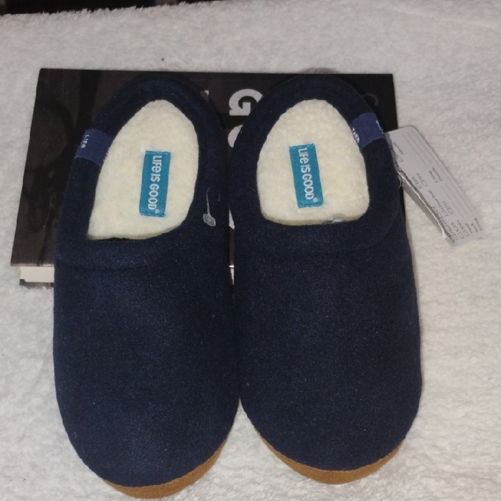 Life Is Good Navy Blue Slip-On Shoes